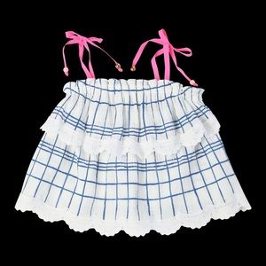 Egg by Susan Lazar Natalie Gauze Baby Doll Top NWT